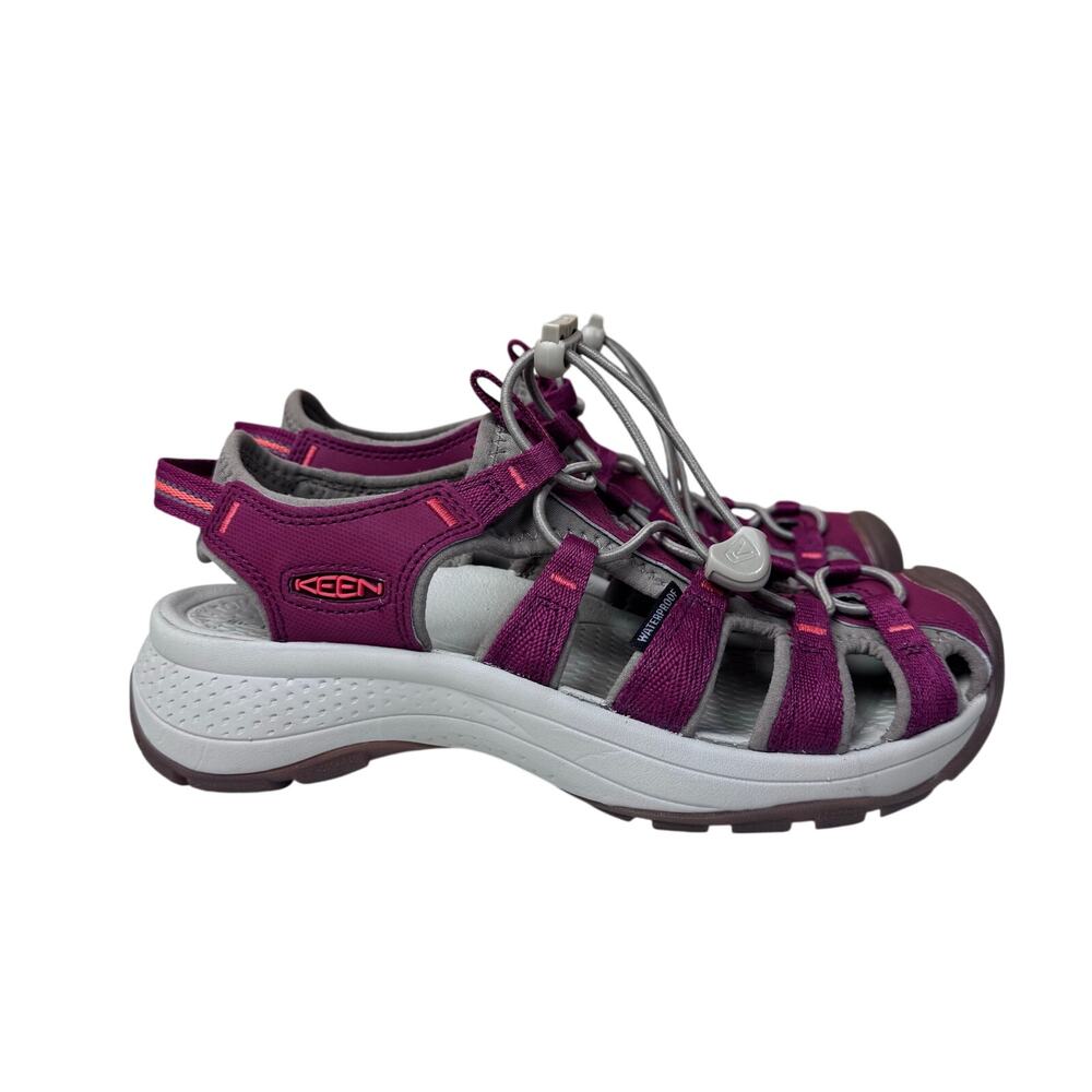 Keen Women's Astoria West Sandal Size 6 Merlot Scarlet Ibis